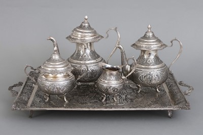 Lot 560 - Persisches Silber Mokka- und Teeservice