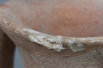 Antikes wohl mesopotamisches Doppelhenkelgefäß