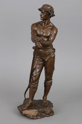 Lot 1861 - Charles Octave LEVY (1840-1899), Bronzefigur "Le Faneur"