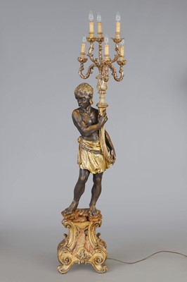 Lot 472 - Figurenlampe "venezianischer Lakai"