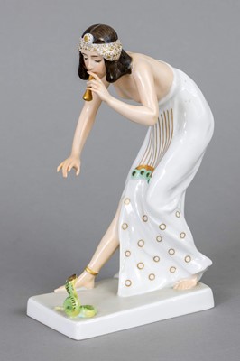 Lot 873 - ROSENTHAL Porzellanfigur "Schlangenbeschwörerin"