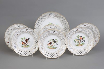 Lot 740 - 7 MEISSEN Porzellanteile