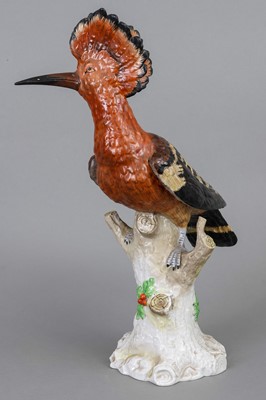 Lot 884 - POTSCHAPPEL DRESDEN Porzellanfigur "Wiedehopf"