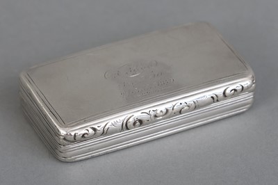 Lot 693 - Wohl EDWARD SMITH,  Silber Tabatiere