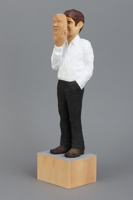 Lot 1854 - ROLAND WOLF (Hamburg) Holzskulptur "Das zweite Gesicht", 2007