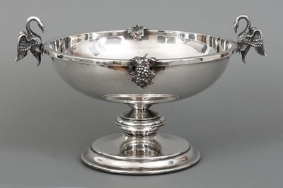 Lot 746 - Versilberte Fußschale "Tazza"