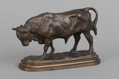 Lot 1882 - Isidore Jules BONHEUR (1827-1901), Bronzefigur "Stier"