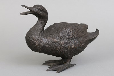 Lot 1884 - Bronzefigur "Ente"