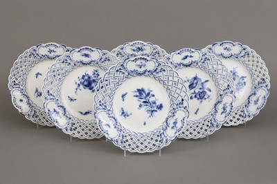 Lot 976 - 6 MEISSEN Porzellanteller