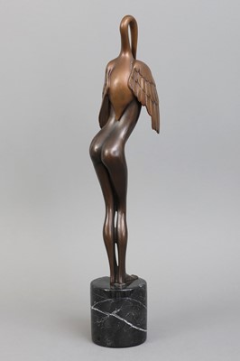 Lot 1871 - BRUNO BRUNI (*1935, Gradara) Bronzefigur "Leda col cigno" (Leda mit dem Schwan)