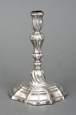 Lot 712 - Barocker Silber Kerzenleuchter