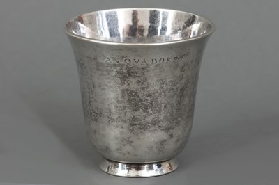 Silber Becher des 18. Jahrhunderts