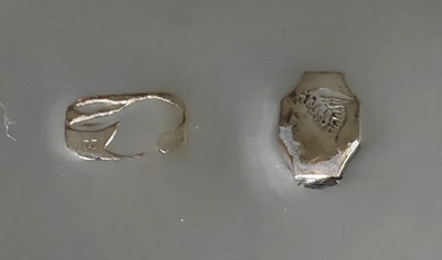 Lot 700 - Silber Gewürzgefäß