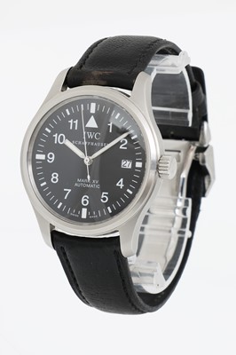 Lot 814 - IWC (International Watch Company) Herrenarmbanduhr, Pilot's Watch Mark XV