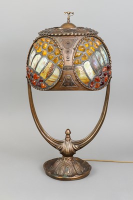 Lot 558 - Jugendstil Tischlampe