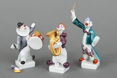 Lot 1124 - 3 MEISSEN Porzellanfiguren aus der Clown-Kapelle