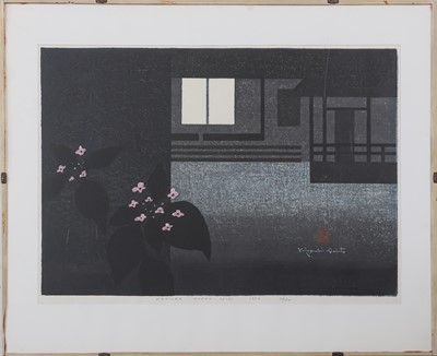 Lot 188 - SAITO KIYOSHI (1907-1997) Blockdruck "Katsura Kyoto"