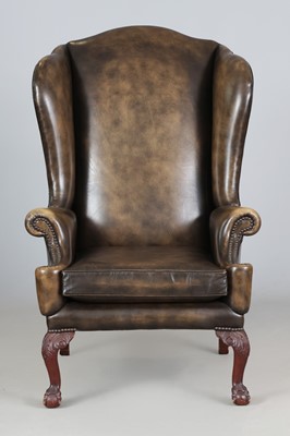 Englischer Wing-chair im Stile des 19. Jahrhunderts