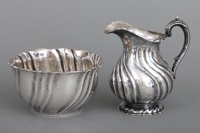 Lot 548 - Silber Milch und Zucker Set