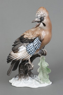 Lot 1134 - ROSENTHAL Porzellanfigur "Eichelhäher"