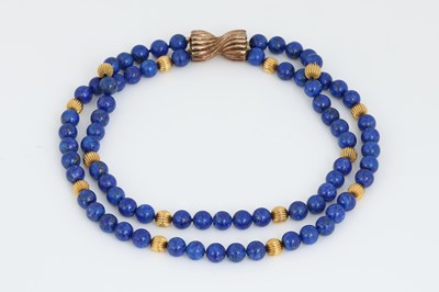 Lot 856 - Lapislazuli Collier