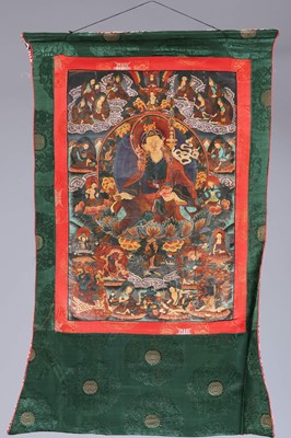 Lot 219 - Tibetischer Thangka "Guru Rinpoche Padmasambhava"