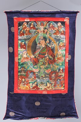Lot 220 - Tibetischer Thangka "Guru Rinpoche Padmasambhava"