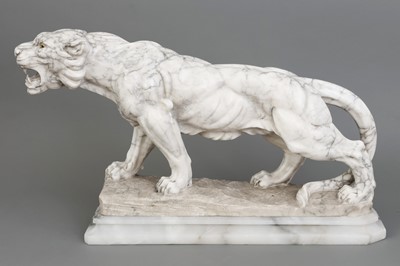 Lot 1890 - Marmorfigur eines Berglöwen