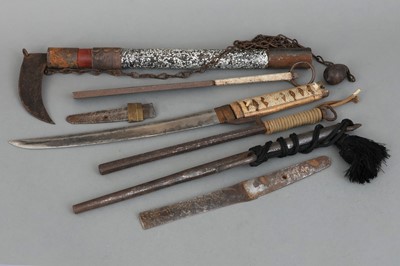 Lot 145 - Konvolut japanischer Waffen/Zubehör des 18./19. Jahrhunderts