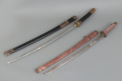 Lot 141 - 2 asiatische Schwerter des 20. Jhdts.
