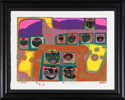 Lot 1773 - FRIEDENSREICH HUNDERTWASSER (1928 Wien - 2000 an Bord der Queen Elizabeth 2 bei Neuseeland)