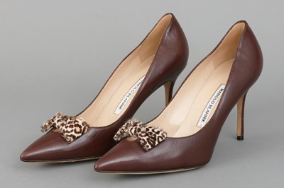 Lot 1338 - MANOLO BLAHNIK Stiletto Pumps