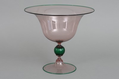 Lot 1255 - PAULY & C. (Murano) Glas Fußschale ¨Tazza¨