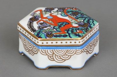 Lot 837 - ROSENTHAL Art Deko Porzellan-Deckeldose