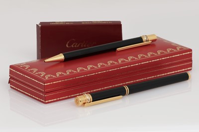 Lot 1211 - MUST DE CARTIER Schreib-Set ¨"slim line¨