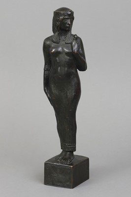 Lot 1631 - MARCEL KLEINE (1884-1956) Bronzefigur "Ägyptische Pharaonin"