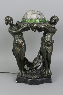 Lot 421 - Tischlampe des Jugendstil