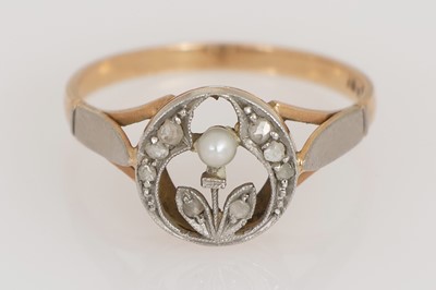 Lot 795 - Kleiner antiker Ring, um 1900