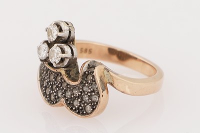 Antiker Ring mit Diamanten