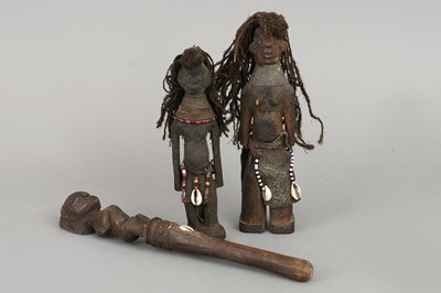 Lot 1103 - 3 afrikanische Ritualfiguren