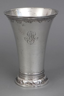 Schwedische Silber Vase, um 1900