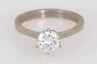 Lot 721 - Diamantsolitär Ring