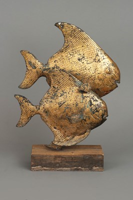 Lot 1175 - Dekorative Figur "2 Fische" im Mid-century Stil