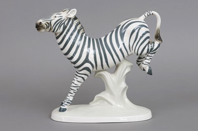 Lot 972 - ROYAL DUX Keramikfigur ¨"Zebra¨"