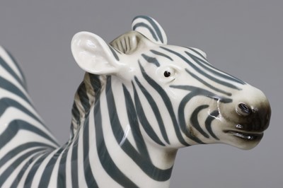 Lot 972 - ROYAL DUX Keramikfigur ¨"Zebra¨"