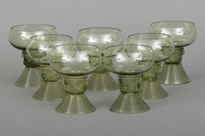 Lot 1027 - 7 Glas Weinrömer