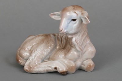 ROSENTHAL Porzellanfigur "Liegendes Lamm"