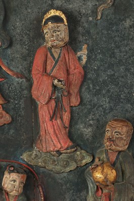 Fragment eines chinesischen Reliefbilds
