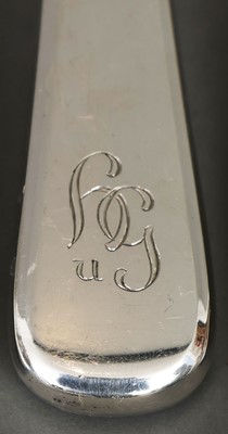 WILKENS & SÖHNE (Bremen) Umfangreiches Silber Besteck mit Vorlegeteilen