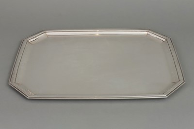 Lot 499 - Silber Tablett des Art Déco